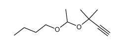3-(1-butoxy-ethoxy)-3-methyl-but-1-yne Structure