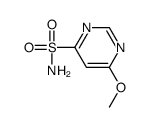 4-Pyrimidinesulfonamide,6-methoxy-(9CI) Structure
