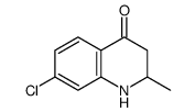 7-chloro-2-methyl-2,3-dihydro-1H-quinolin-4-one结构式