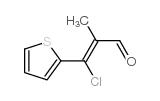 3-chloro-3-(2-thienyl)methacrylaldehyde Structure