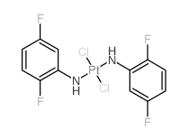 dichloroplatinum; (2,5-difluorophenyl)azanide结构式
