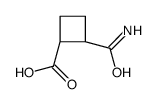 Cyclobutanecarboxylic acid, 2-(aminocarbonyl)-, cis- (9CI)结构式