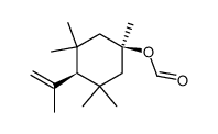 cis-1,3,3,5,5-pentamethyl-4-(1-methylethenyl)cyclohexan-1-ol formate结构式