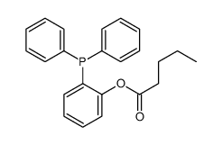(2-diphenylphosphanylphenyl) pentanoate Structure