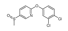 2-(3,4-dichlorophenoxy)-5-methylsulfinylpyridine结构式