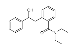 N,N-diethyl-2-(2'-hydroxy-2'-phenylethyl)benzamide结构式