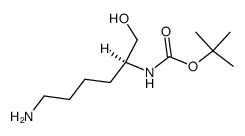 N-BOC-L-LYSINOL结构式