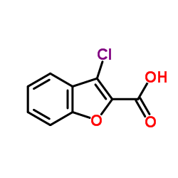 3-Chlorobenzofuran-2-carboxylic acid Structure
