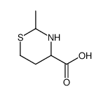 2-methyl-1,3-thiazinane-4-carboxylic acid结构式