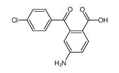 4-amino-2-(4-chloro-benzoyl)-benzoic acid Structure
