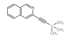 3-((Trimethylsilyl)ethynyl)isoquinoline结构式
