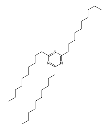 2,4,6-tris-decyl-1,3,5-triazine Structure