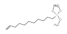 10-UNDECENYLTRIMETHOXYSILANE结构式