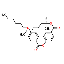 (S)-Octan-2-yl 4-((4-(hexyloxy)benzoyl)oxy)benzoate Structure
