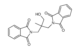 N,N'-(2-hydroxymethyl-2-methylpropane-1,3-diyl)bis(phthalimide)结构式