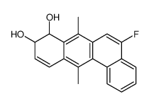 5-fluoro-7,12-dimethyl-8,9-dihydrobenzo[a]anthracene-8,9-diol Structure