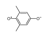 2,6-dimethyl-1,4-benzosemiquinone anion radical结构式