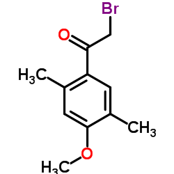2-Bromo-1-(4-methoxy-2,5-dimethylphenyl)ethanone Structure