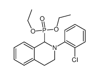 [2-(2-Chloro-phenyl)-1,2,3,4-tetrahydro-isoquinolin-1-yl]-phosphonic acid diethyl ester Structure