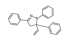 5-ethenyl-1,3,5-triphenyl-4H-pyrazole结构式