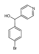 (4-bromophenyl)(pyridin-4-yl)methanol Structure