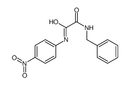 N-benzyl-N'-(4-nitrophenyl)oxamide结构式