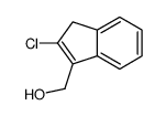 (2-chloro-3H-inden-1-yl)methanol Structure