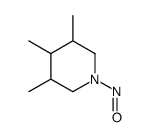 3,4,5-trimethyl-1-nitrosopiperidine Structure