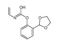 [2-(1,3-dioxolan-2-yl)phenyl] N-ethenylcarbamate结构式