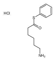 S-phenyl 6-aminohexanethioate,hydrochloride结构式