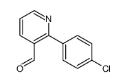 2-(4-CHLOROPHENYL)NICOTINALDEHYDE Structure