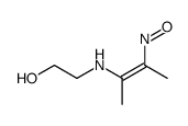 2-(3-nitrosobut-2-en-2-ylamino)ethanol Structure