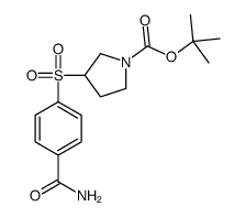 3-(4-CARBAMOYL-BENZENESULFONYL)-PYRROLIDINE-1-CARBOXYLIC ACID TERT-BUTYL ESTER picture