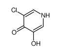 5-Chloropyridine-3,4-diol结构式