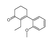 2-ethyl-3-(2-methoxyphenyl)cyclohex-2-en-1-one Structure