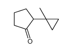 2-(1-methylcyclopropyl)cyclopentan-1-one结构式