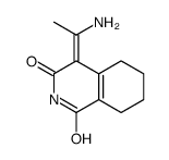 4-(1-aminoethylidene)-5,6,7,8-tetrahydroisoquinoline-1,3-dione结构式