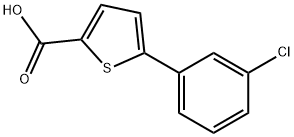 5-(3-chlorophenyl)thiophene-2-carboxylic acid Structure