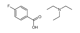 N,N-diethylethanamine,4-fluorobenzoic acid结构式