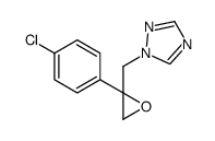 1-[[2-(4-chlorophenyl)oxiran-2-yl]methyl]-1,2,4-triazole结构式