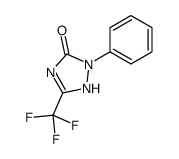 2-phenyl-5-(trifluoromethyl)-1H-1,2,4-triazol-3-one Structure