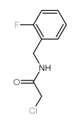 2-Chloro-N-(2-fluorobenzyl)acetamide Structure