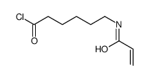 6-(prop-2-enoylamino)hexanoyl chloride Structure