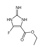 ethyl 2-amino-5-fluoro-1H-imidazole-4-carboxylate Structure