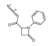 2-diazonio-1-(4-oxo-1-phenylazetidin-2-yl)ethenolate Structure