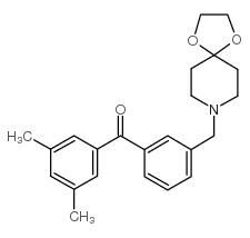 3,5-DIMETHYL-3'-[8-(1,4-DIOXA-8-AZASPIRO[4.5]DECYL)METHYL]BENZOPHENONE picture