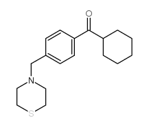 CYCLOHEXYL 4-(THIOMORPHOLINOMETHYL)PHENYL KETONE Structure