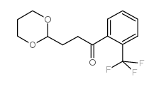 3-(1,3-DIOXAN-2-YL)-2'-TRIFLUOROMETHYLPROPIOPHENONE picture