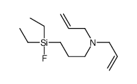 3-[diethyl(fluoro)silyl]-N,N-bis(prop-2-enyl)propan-1-amine Structure
