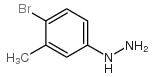 (4-溴-3-甲基苯基)肼结构式